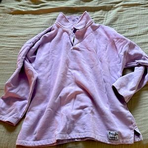 Sloppy Joe Collar 02 sweatshirt lavender